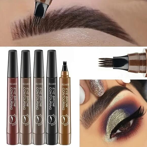 Microblading Eyebrow Pen, Waterproof Marker, 3D Fork Makeup - Picture 14 of 14